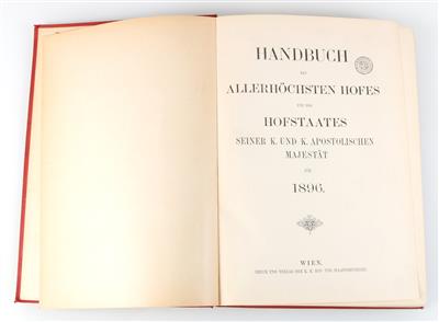 Handbuch des Allerhöchsten Hofes - Starožitné zbraně