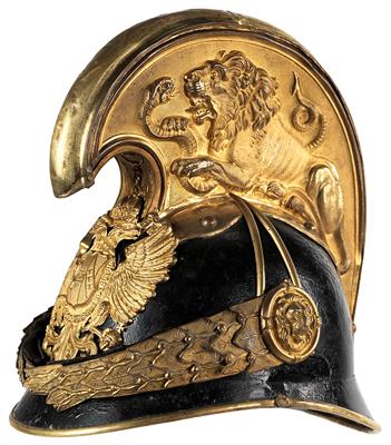 Helm für Offiziere der k. u. k. Dragoner M1905, - Starožitné zbraně