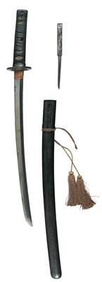 Japanisches Kurzschwert - Wakizashi, - Starožitné zbraně