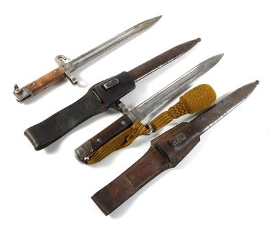 Österreichische Bajonette, - Historische Waffen, Uniformen, Militaria