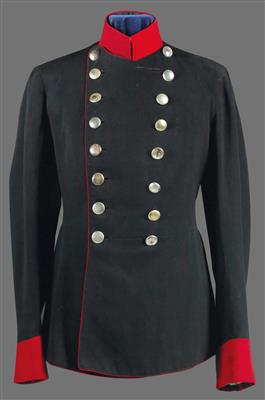Waffenrock für Militärbeamte (Tierärzte), um 1900, - Historische Waffen, Uniformen, Militaria