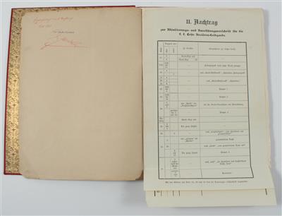 'Adjustierungs- und Ausrüstungsvorschrift für die k. k. Erste Arcierenleibgarde', - Armi d'epoca, uniformi e militaria