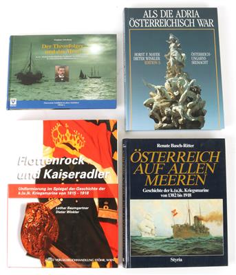 Konvolut Bücher zum Thema Marine, - Armi d'epoca, uniformi e militaria