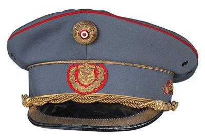 Tellerkappe für einen General der österreichischen Bundesgendarmerie nach 1978, - Armi d'epoca, uniformi e militaria