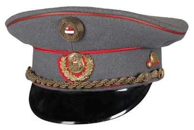 Tellerkappe für österreichische Gendarmerie, - Historische Waffen, Uniformen, Militaria - Schwerpunkt österreichische Gendarmerie und Polizei
