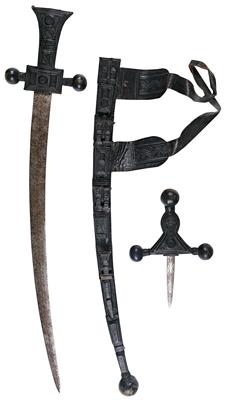 Tuareg Krummschwert, - Starožitné zbraně