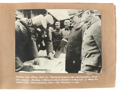 Fotoalbum aus dem 1. Weltkrieg, - Historische Waffen, Uniformen, Militaria