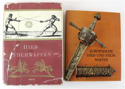 Konvolut Bücher, 2 Stück: - Historische Waffen, Uniformen, Militaria