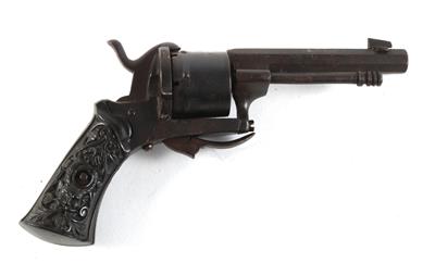 Lefaucheux-Revolver, - Antique Arms, Uniforms and Militaria