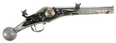 Radschloßpistole, deutsch (Nürnberg oder Sachsen) um 1580/85, - Starožitné zbraně
