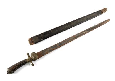Rokoko-Hirschfänger, - Antique Arms, Uniforms and Militaria