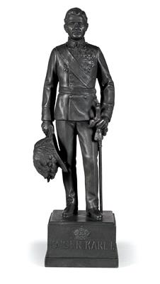 Statuette des letzten österr. Kaisers Karl I, - Historische Waffen, Uniformen, Militaria