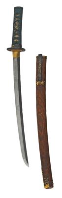 Japanisches Kurzschwert - Wakizashi, - Historische Waffen, Uniformen, Militaria