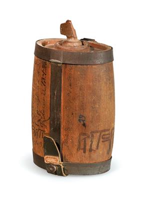 Italienische Feldflasche um 1915 aus Holz, - Starožitné zbraně