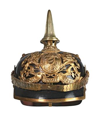 Offiziers-Helm für königlich-bayrische - Antique Arms, Uniforms and Militaria