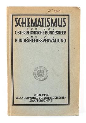 Schematismus für das Österreichische Bundesheer und die Bundesheeresverwaltung, - Antique Arms, Uniforms and Militaria