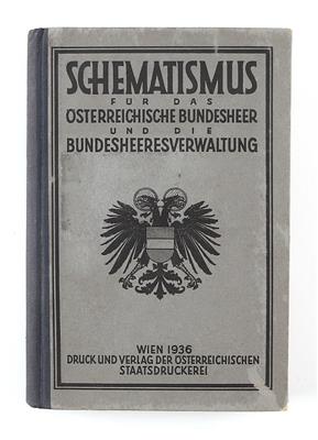 Schematismus für das Österreichische Bundesheer und die Bundesheeresverwaltung, - Historische Waffen, Uniformen, Militaria