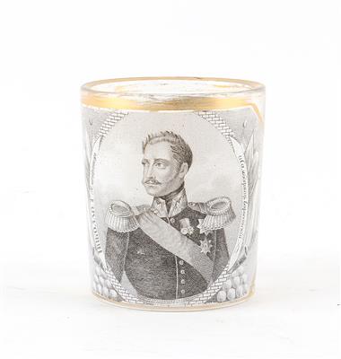 Bedruckter Glasbecher - Armi d'epoca, uniformi e militaria