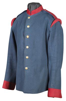 Dunkelblauer Rock für Mannschaften der k. u. k. Armee, nach der Adj. V. 1878, - Historische Waffen, Uniformen, Militaria