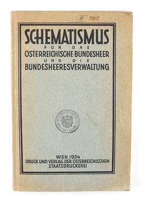 Schematismus für das Österreichische Bundesheer und die Bundesheeresverwaltung, - Historische Waffen, Uniformen, Militaria