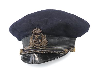 Marinekappe für einen Oberoffizier der k. u. k. Kriegsmarine, - Armi d'epoca, uniformi e militaria