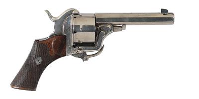 Perkussionsrevolver 'H Comblain', - Antique Arms, Uniforms and Militaria