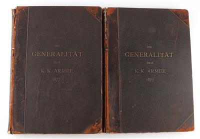 Konvolut von 3 milit. Büchern der k. u. k. Armee, - Historische Waffen, Uniformen, Militaria