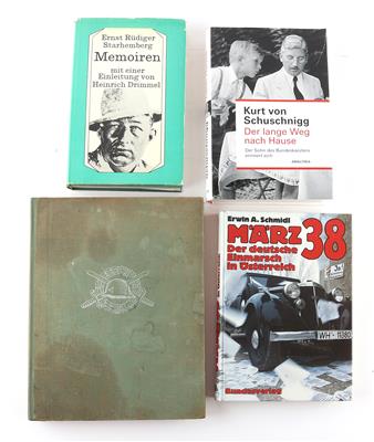 Konvolut von 9 Büchern zum Thema österreichische Zwischenkriegszeit, Heimwehr und Politik. - Armi d'epoca, uniformi e militaria