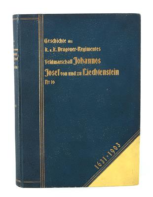 Regimentsgeschichte des k. u. k. Dragonerregiments 10 ('FM Liechtenstein'), - Historische Waffen, Uniformen, Militaria