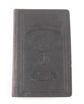 Almanach für die k. u. k. Kriegsmarine 1909, - Antique Arms, Uniforms and Militaria
