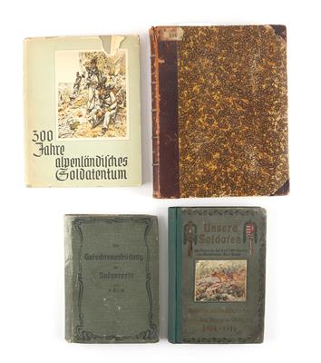 Konvolut von 12 Büchern zu Thema 1. Weltkrieg: - Antique Arms, Uniforms and Militaria