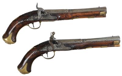 Tromblon-Pistolenpaar, - Antique Arms, Uniforms and Militaria