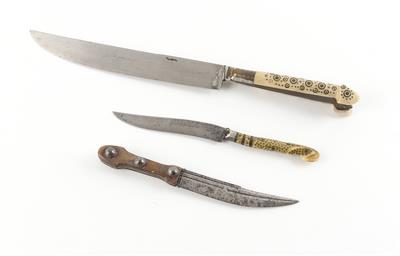 Konvolut Messer, - Historische Waffen, Uniformen, Militaria