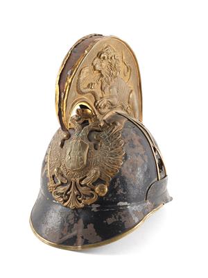 Helm für k. u. k. Dragoneroffiziere M 1905, - Starožitné zbraně