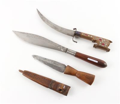 Konvolut afrikanische Messer, - Armi d'epoca, uniformi e militaria