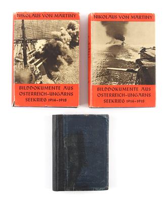 Konvolut von 3 Büchern zum Thema k. u. k. Kriegsmarine: - Armi d'epoca, uniformi e militaria