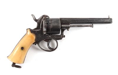 Lefaucheux-Revolver, - Historische Waffen, Uniformen, Militaria