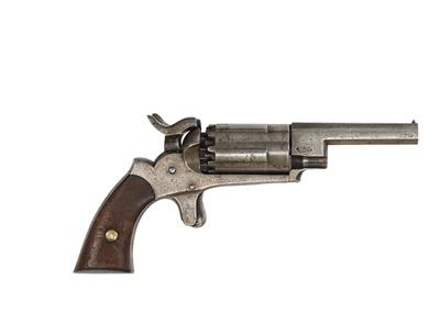 Perkussionsrevolver - Walch Firearms Co. 10 Shot Pocket Revolver, - Starožitné zbraně