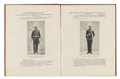 Adjustierungs- und Ausrüstungsvorschrift der k. u. k. Ersten Arcièrenleibgarde 1905, - Armi d'epoca, uniformi e militaria