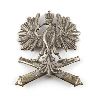 Adlerabzeichen für den polnischen Artillerietschako, Periode Herzogtum Warschau 1807-1815, - Armi d'epoca, uniformi e militaria
