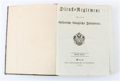 Buch 'Dienstreglement f. d. k. k. Infanterie', - Armi d'epoca, uniformi e militaria
