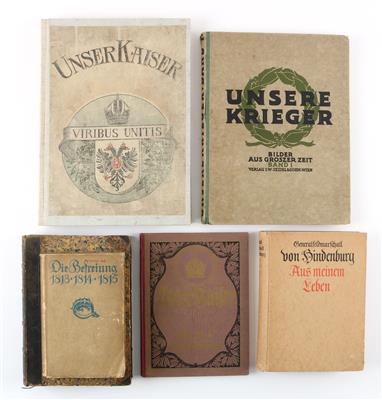 Konvolut von 8 Büchern zum Thema k. u. k. Monarchie, - Armi d'epoca, uniformi e militaria