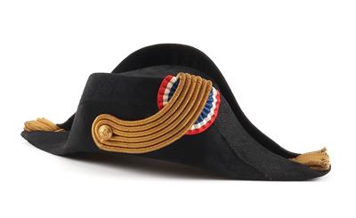 Marinehut für Offiziere (Bicorne d'officier) der Französischen Kriegsmarine der 3. Republik (1870-1940), - Antique Arms, Uniforms and Militaria
