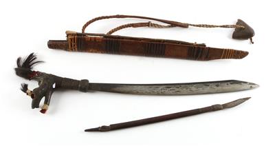 Kopfjägerschwert - Mandau, - Antique Arms, Uniforms and Militaria