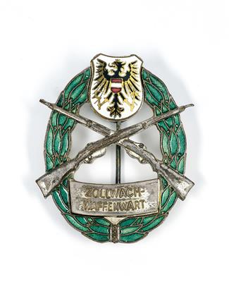 Funktionsabzeichen der Österr. Zollwache für den 'Zollwach-Waffenwart', - Antique Arms, Uniforms and Militaria