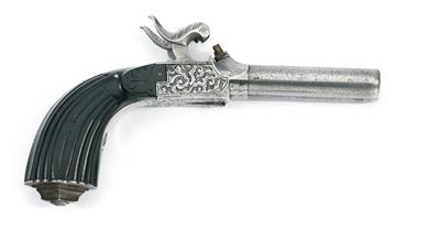 Perkussions-Terzerolpistole, - Antique Arms, Uniforms and Militaria