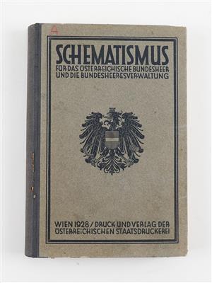 Schematismus für das Österreichische Bundesheer und die Bundesheeresverwaltung, Jahrgang 1928, - Antique Arms, Uniforms and Militaria
