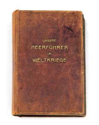 Sensationelles Foto- u. Unterschriftenalbum aus dem 1. Weltkrieg, - Historische Waffen, Uniformen & Militaria