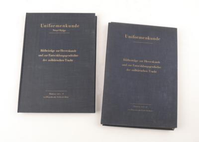 Uniformkunde 'Bildbeiträge zur Heereskunde u. z. Entwicklungsgeschichte d. milit. Tracht', - Antique Arms, Uniforms & Militaria