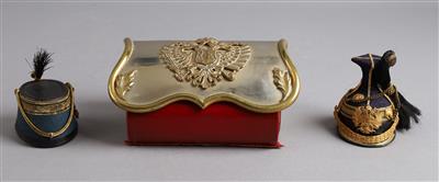 Zigarettenschatulle in Form einer Kartusche für reitende Truppen - Historische Waffen, Uniformen, Militaria